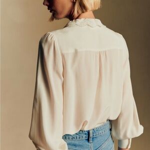 Sezane Chlo Blouse Size 8 (40)